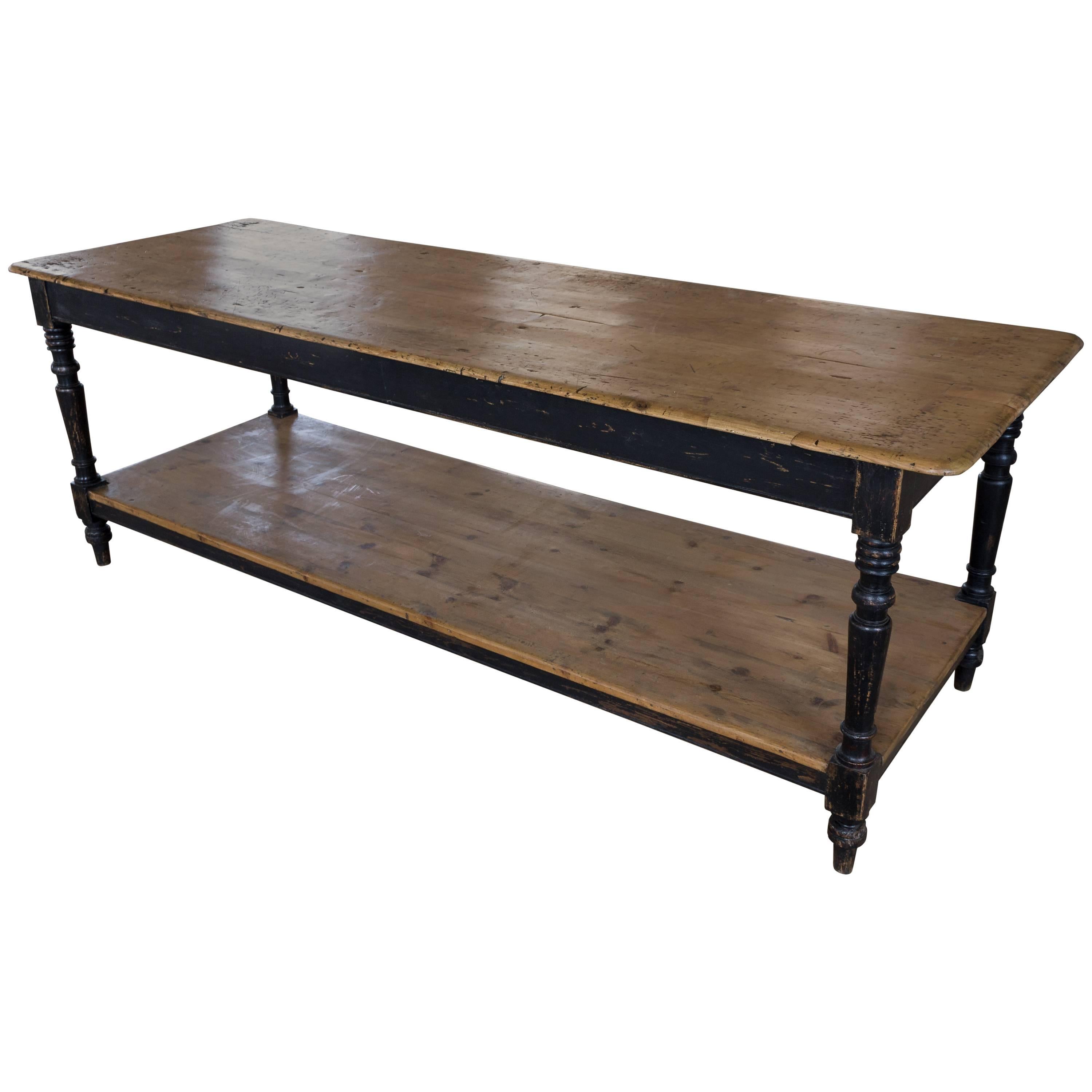 French 19th Century Draper
s Table