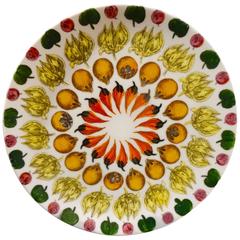 Fornasetti Ceramic Plats Giostra di Frutta No 2