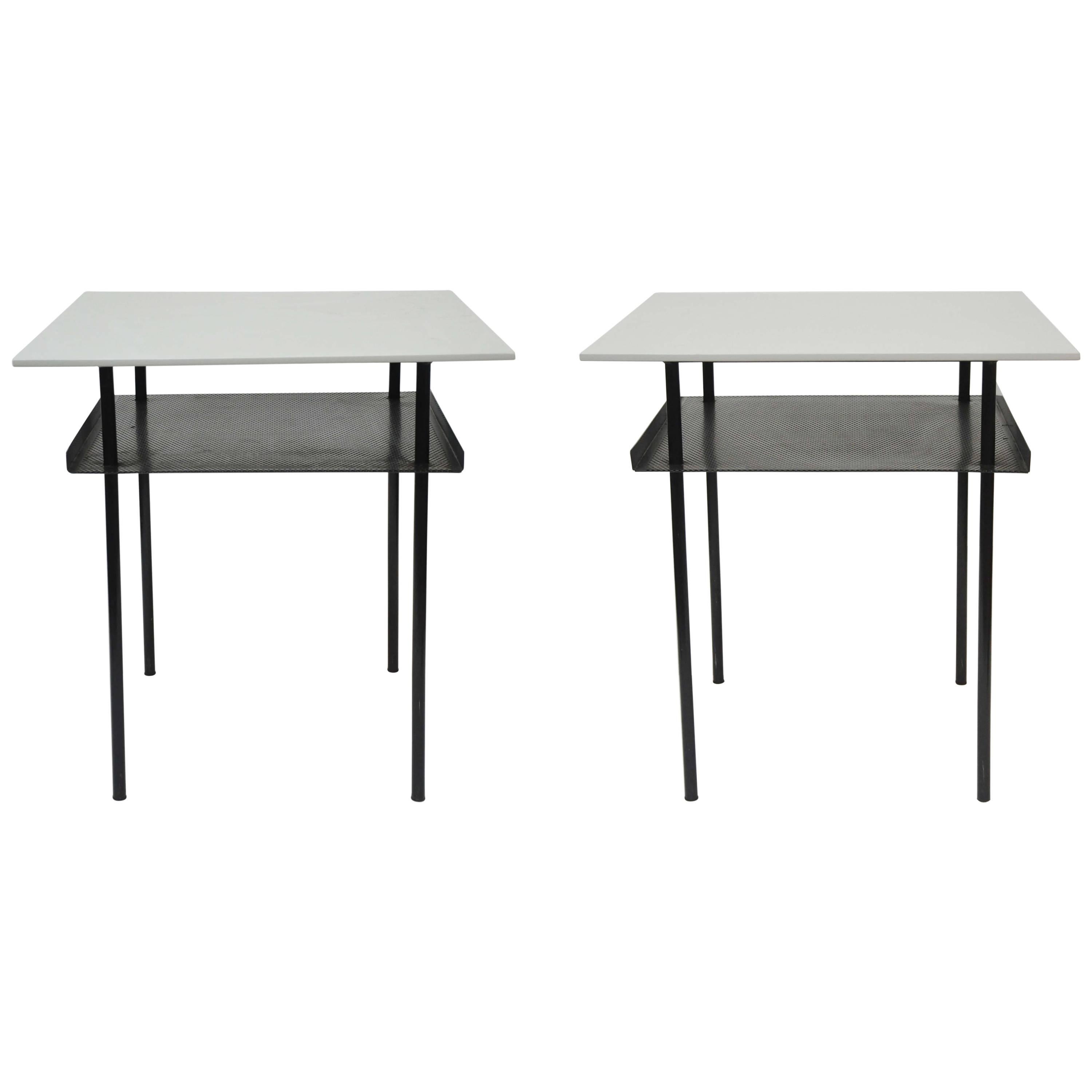 Early 20th-Century Vim Rietveld Auping Side Tables