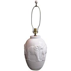 Ceramic Elephant Lamp 3