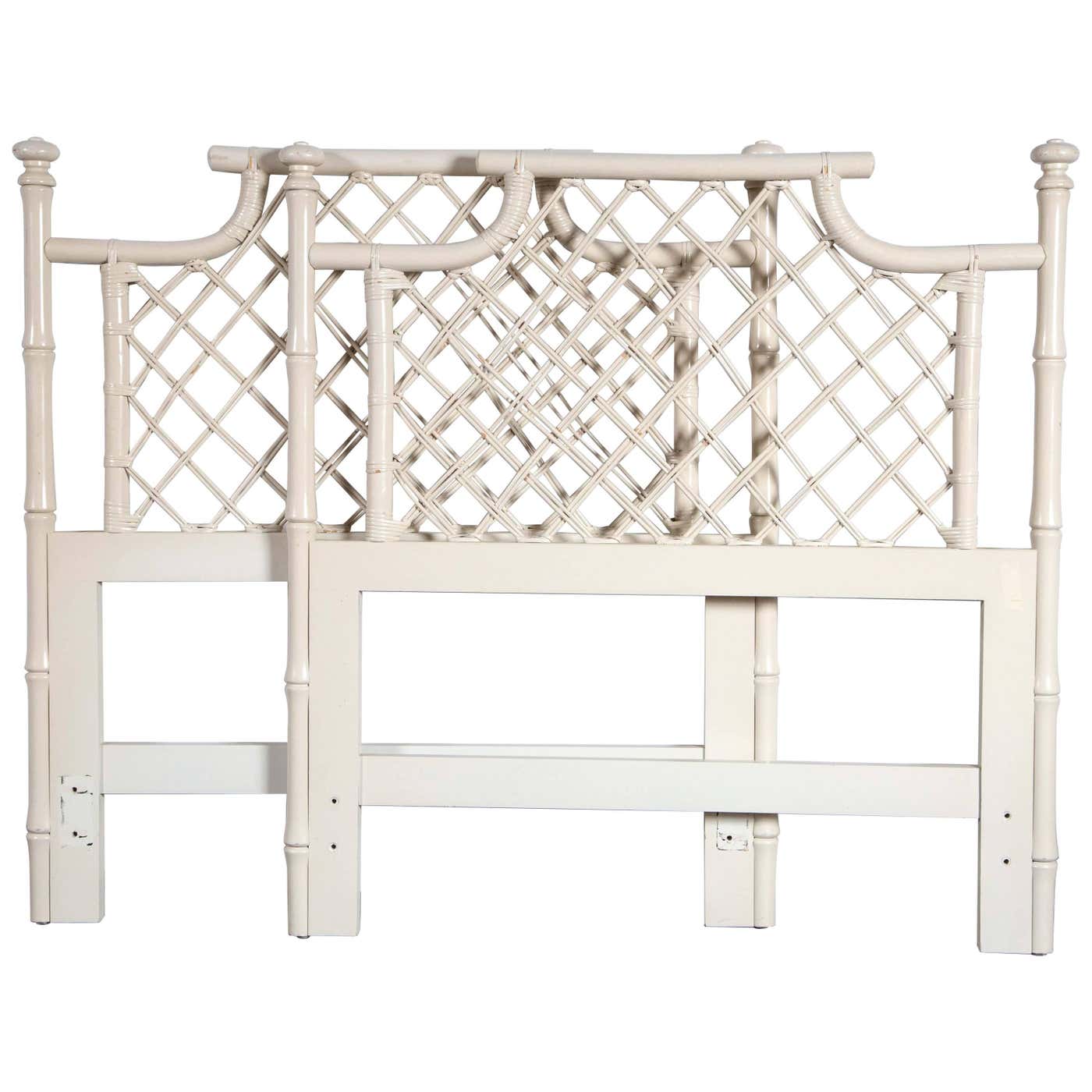 Pair of Ficks Reed Faux Bamboo Twin Headboards at 1stDibs | ficks reed ...