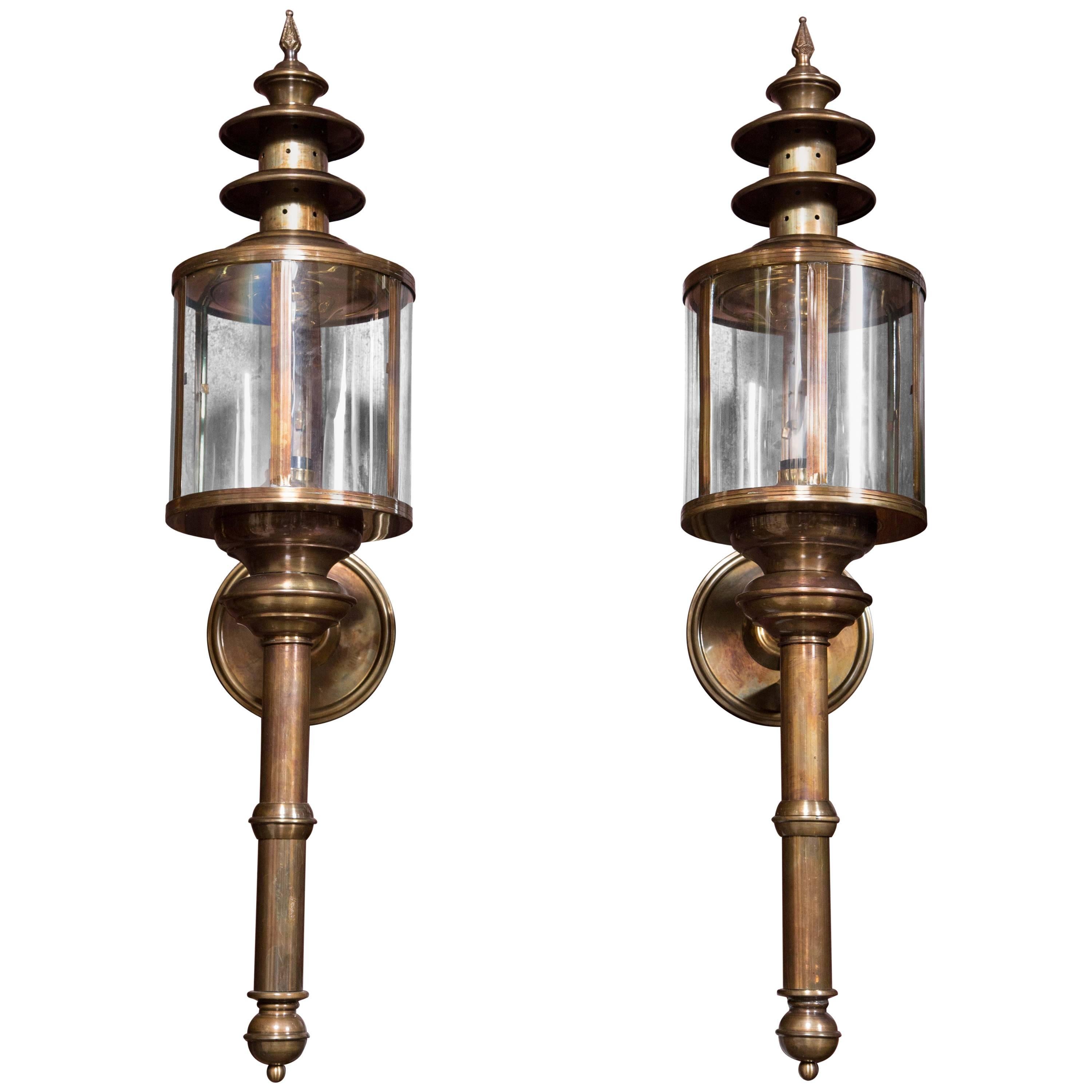 Pagoda Style Wall Lanterns