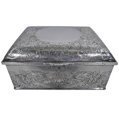 Antique Gorham Sterling Silver Jewelry Box