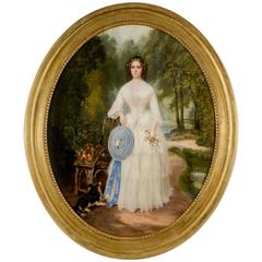Painting Representing a Young Lady