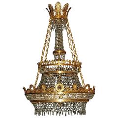 Antique Chandelier. Empire Style Chandelier