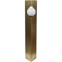 Paul Marra Brass Solitaire Floor Lamp 11