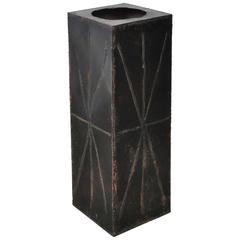 Paul Evans Sculptural Steel Planter Pedestal 6