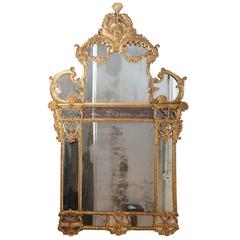 Large18th Century Gilt Regence Mirror 4