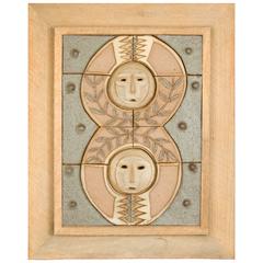 Clyde Burt Ceramic Wall Sculpture