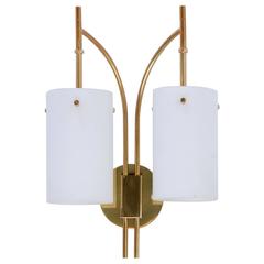 1950s Italian Double Shade Cylinder Sconce