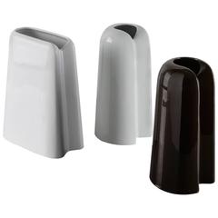 Set of Three Ceramic Vases by Ambrogio Pozzi