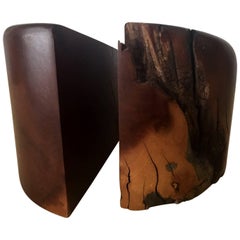 Pair of Cocobolo Bookends by Don Shoemaker