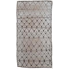Beni Ouarain Vintage Moroccan Berber Rug 2