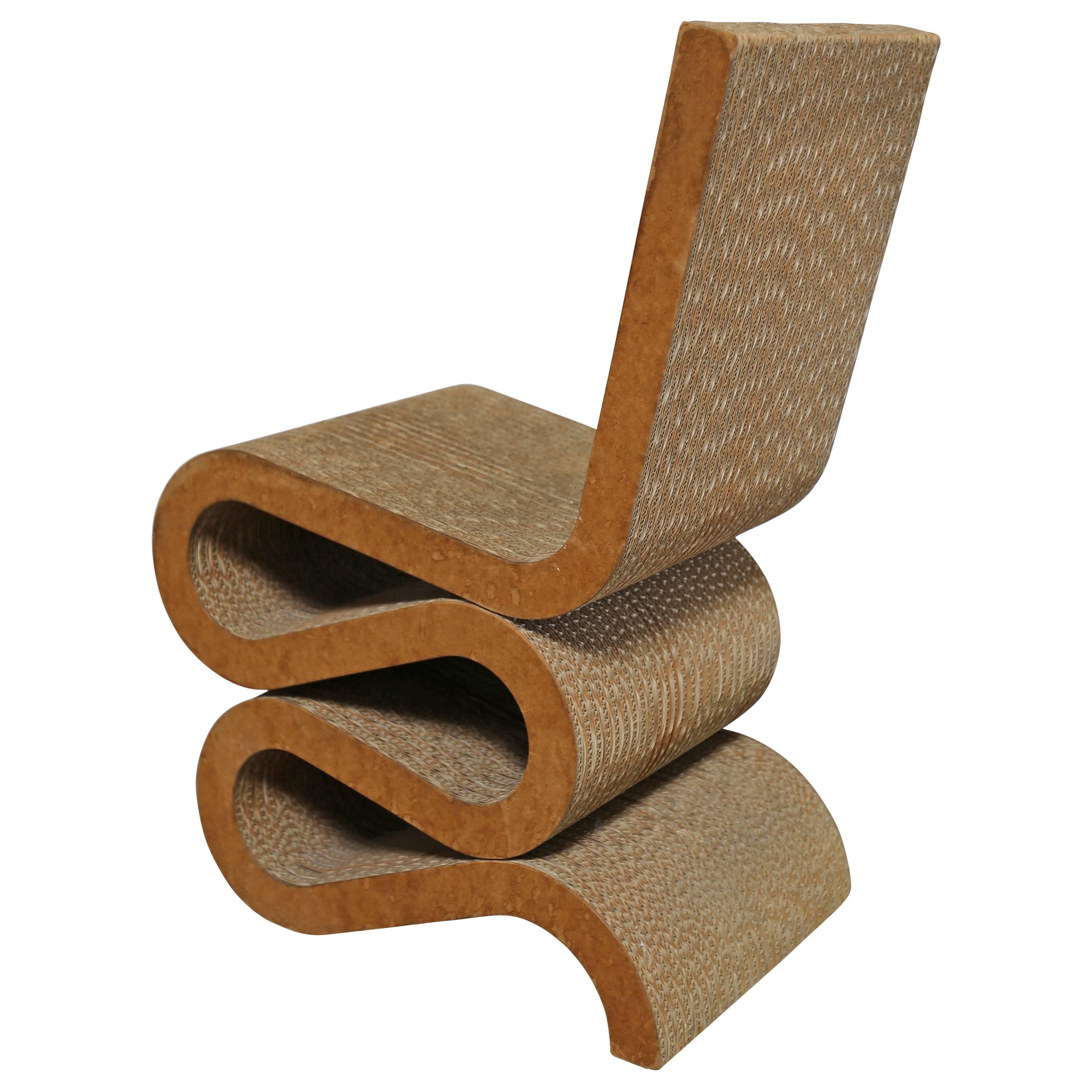 Early "Wiggle" Chair by Frank Gehry