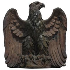 Early 19th Century Monumental Pottery Eagle Sculpture 4