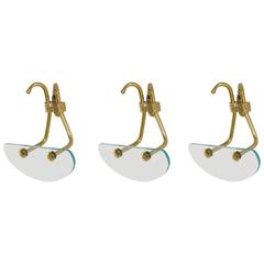 Retro Set of Three Coat Stand in the Style of Cristal Arte