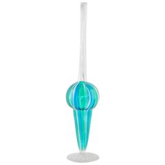 Murano Glass 1950 Colored Vase by Venni