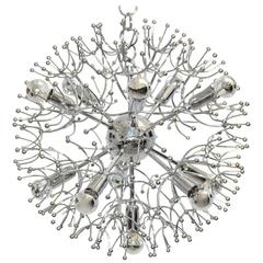 Sputnik Chandelier by Gaetano Sciolari, 1960s, Italy 2