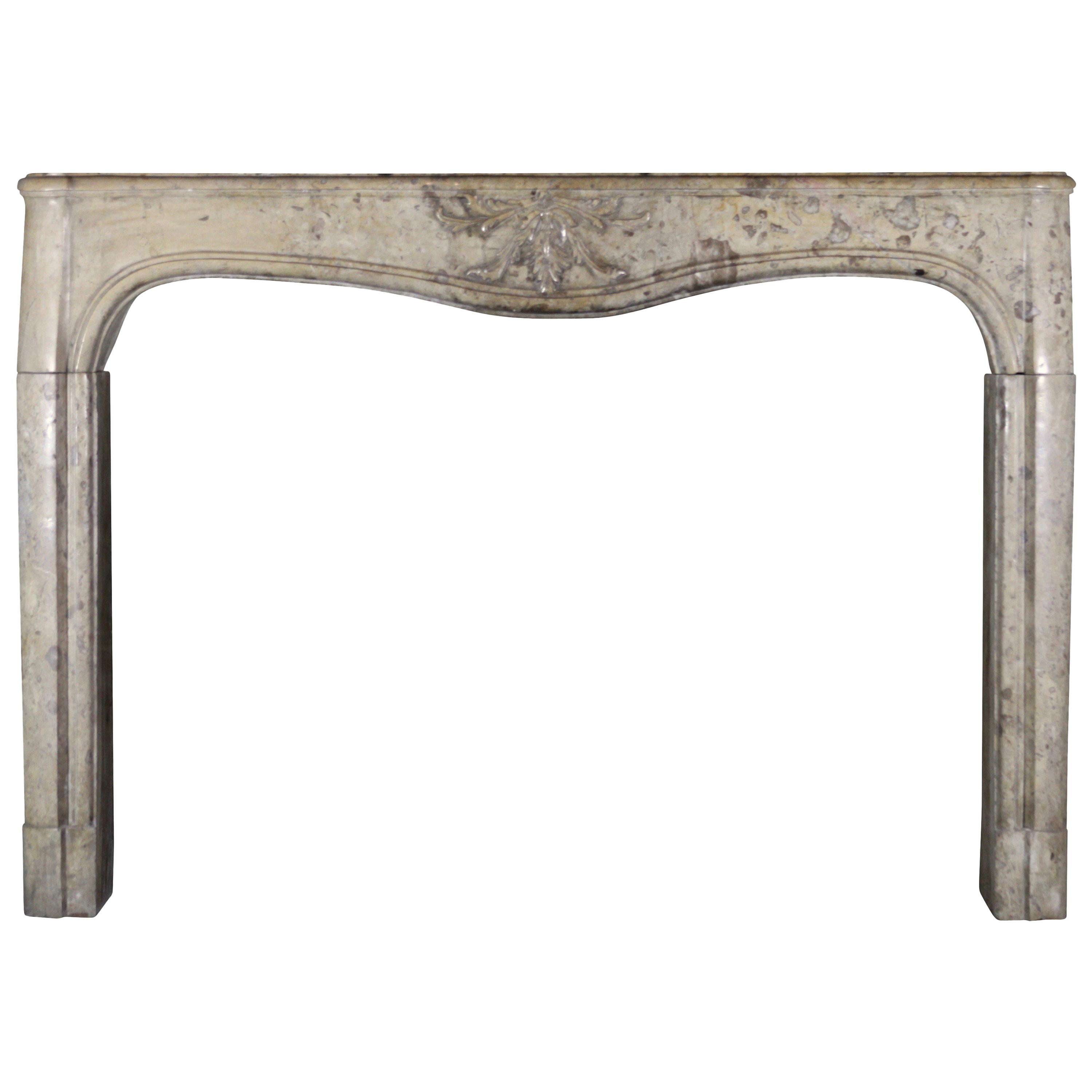 Louis XIV Period Antique Fine French Fireplace Surround For Sale