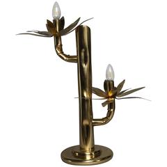 Italian Cactus Brass Table Lamp, circa 1960 12