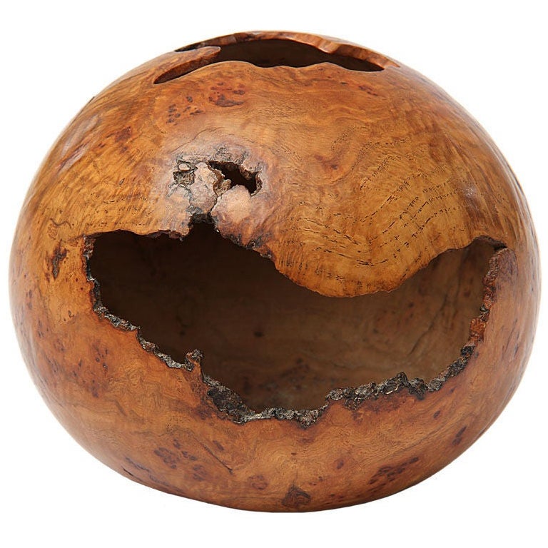 Red Oak Burl Hollowform by David Ellsworth