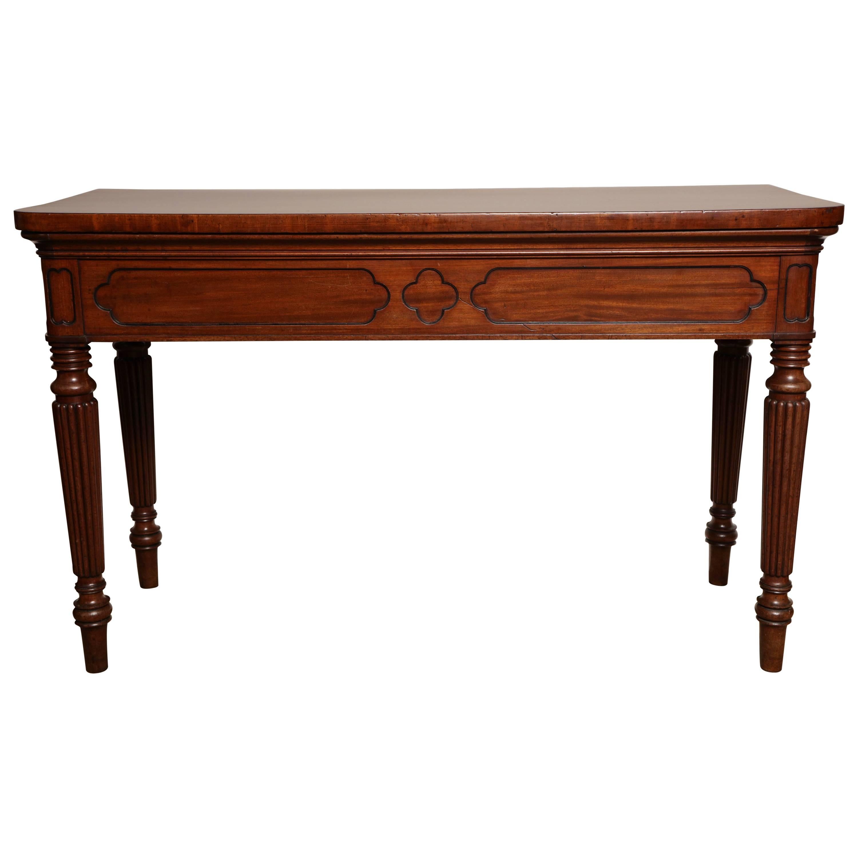 Mid-19th Century Irish, Mahogany Console