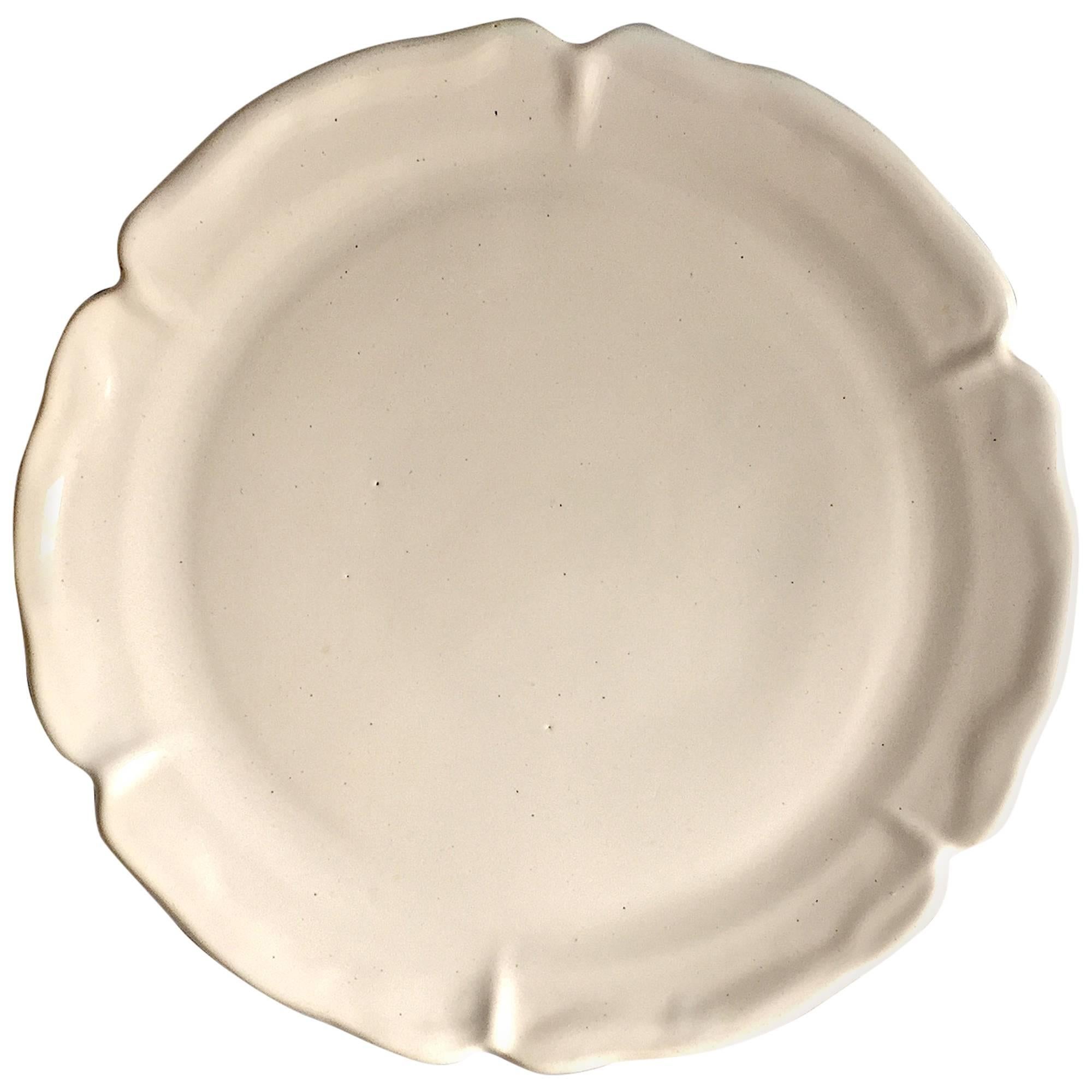 Suzanne Ramie, Madoura, Piatto grande bianco