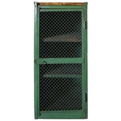 French Metal Workshop Cabinet, 1940s