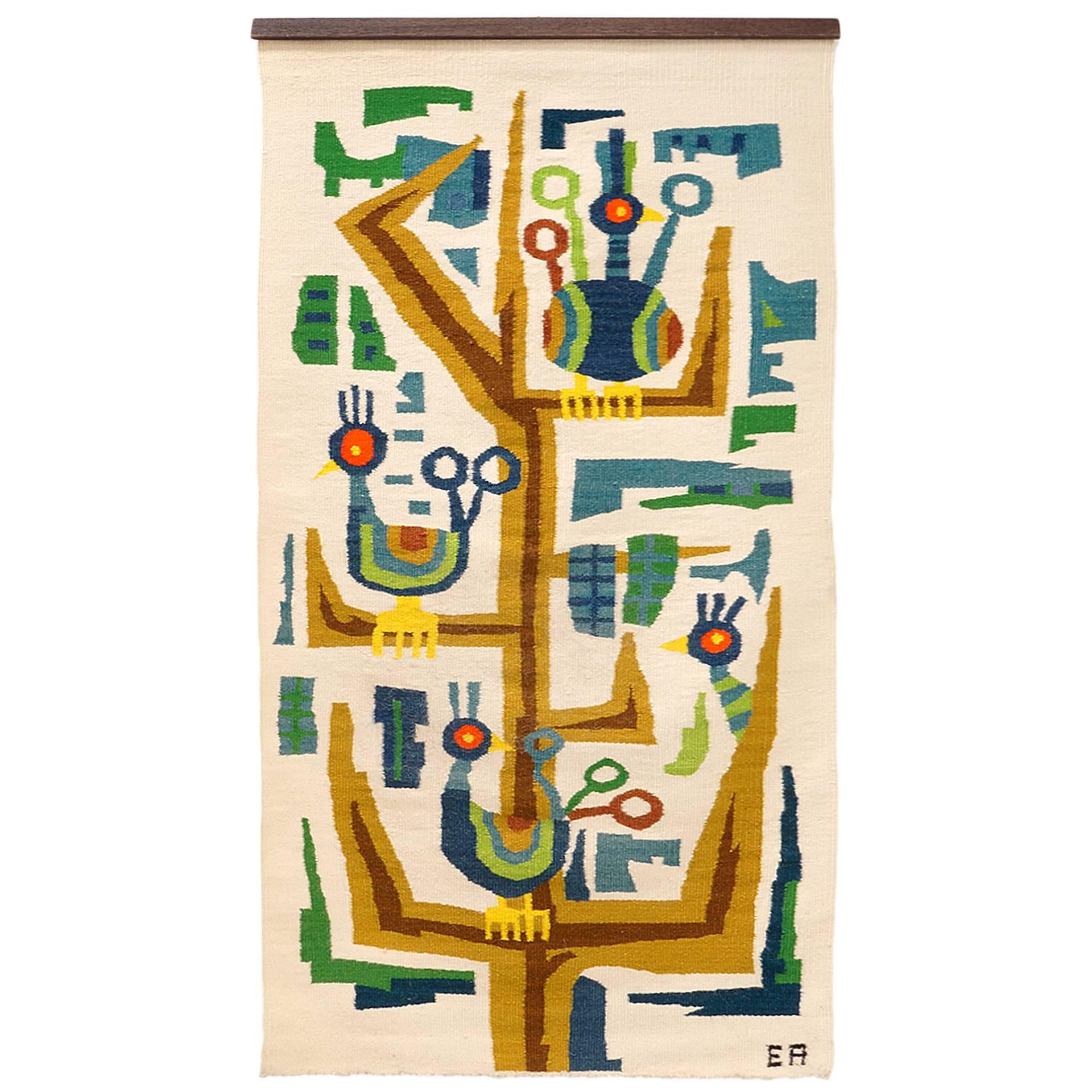 Very Rare, Large and Stunning Evelyn Ackerman Tapestry