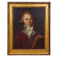 Portrait d'un homme du XVIIIe siècle