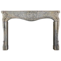 Timeless Cosmopolitan Classic French Antique Fireplace Mantle