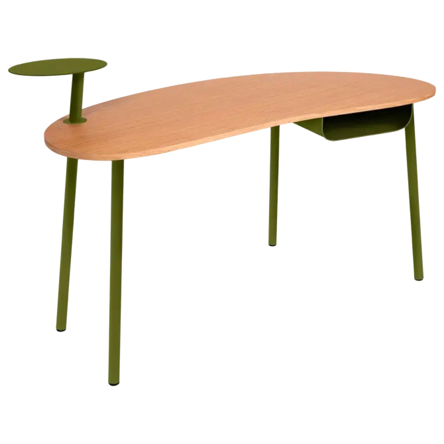 Desk Fermob – NUAGE Oak - Cedar green in vendita
