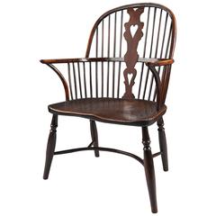 Antique 18th Century Windsor Bow Back Chair