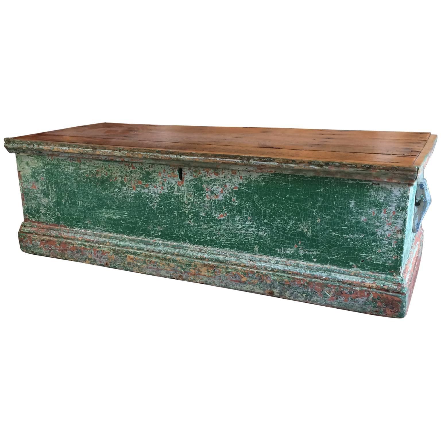 Sea Chest in Green Paint