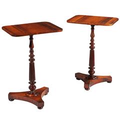Fine Pair of Early 19th Century Rosewood Occasional Tables