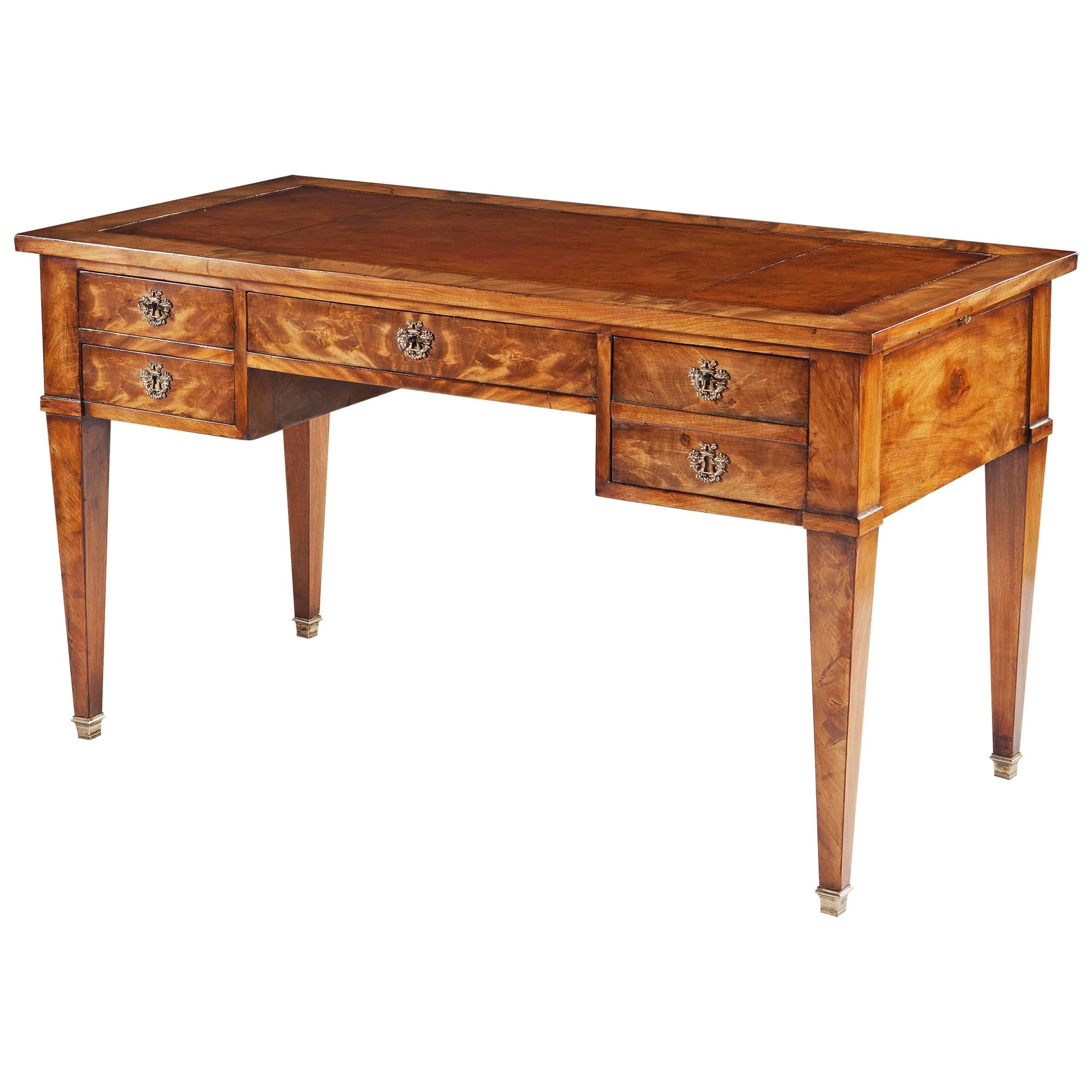 Early 19th Century Directoire Period Mahogany Bureau Plat
