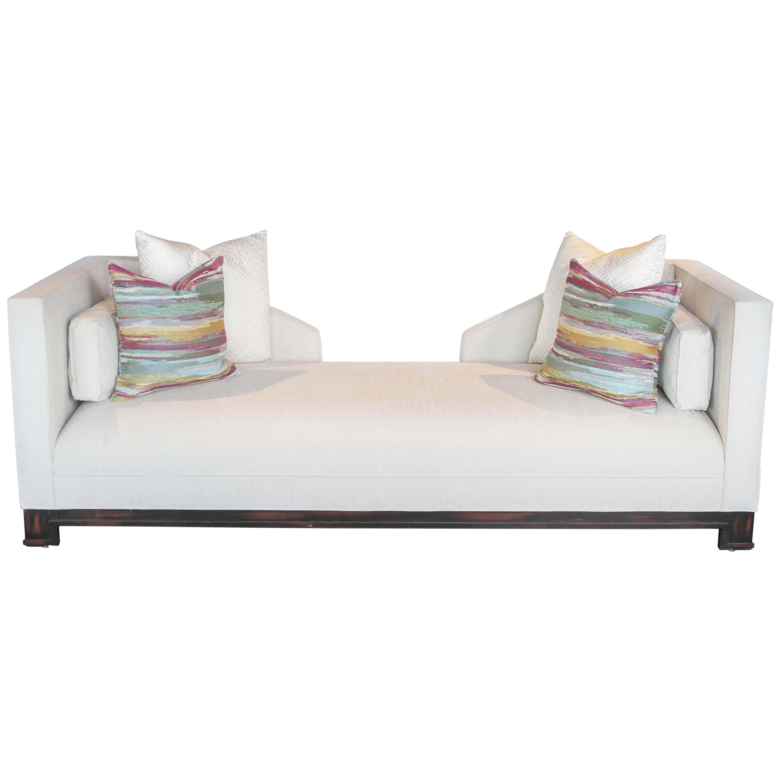 Modern White Social Sofa