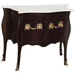 Louis XV Style Marble-Top Commode with Portrait Medallions 5