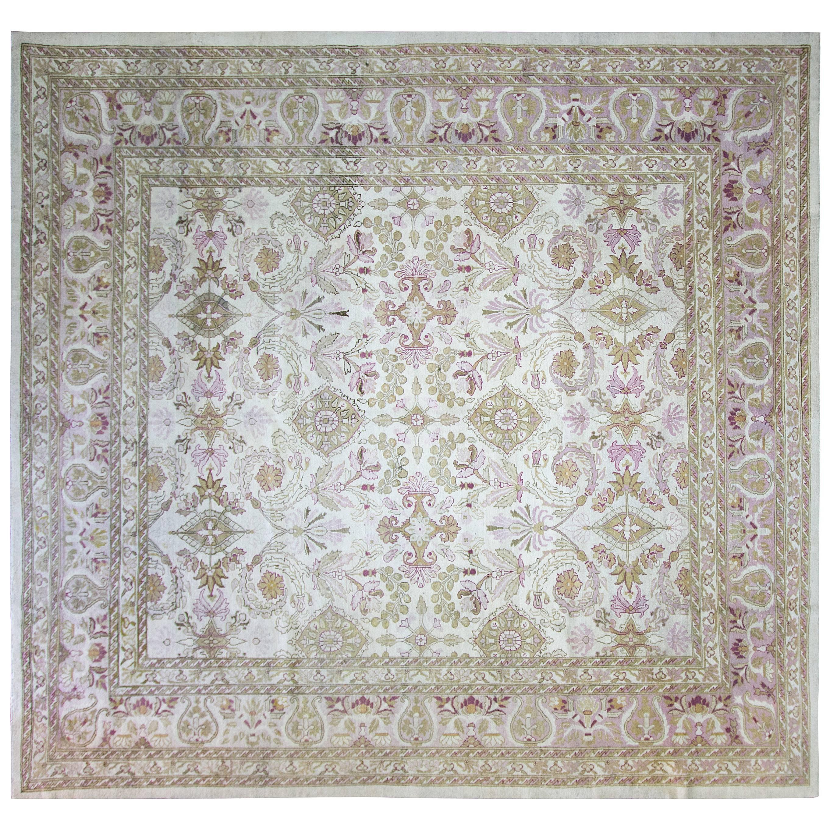 Antique Amritsar Agra Carpet For Sale