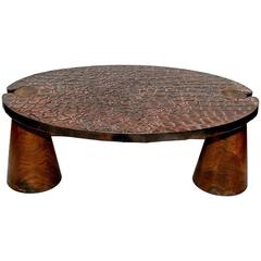 Elegant Copper Coffee Table