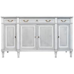 Antique Louis XVI Style Painted Sideboard