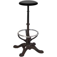 French Art Nouveau Bar Stool 8