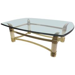 Hollywood Regency Coffee Table by Weiman