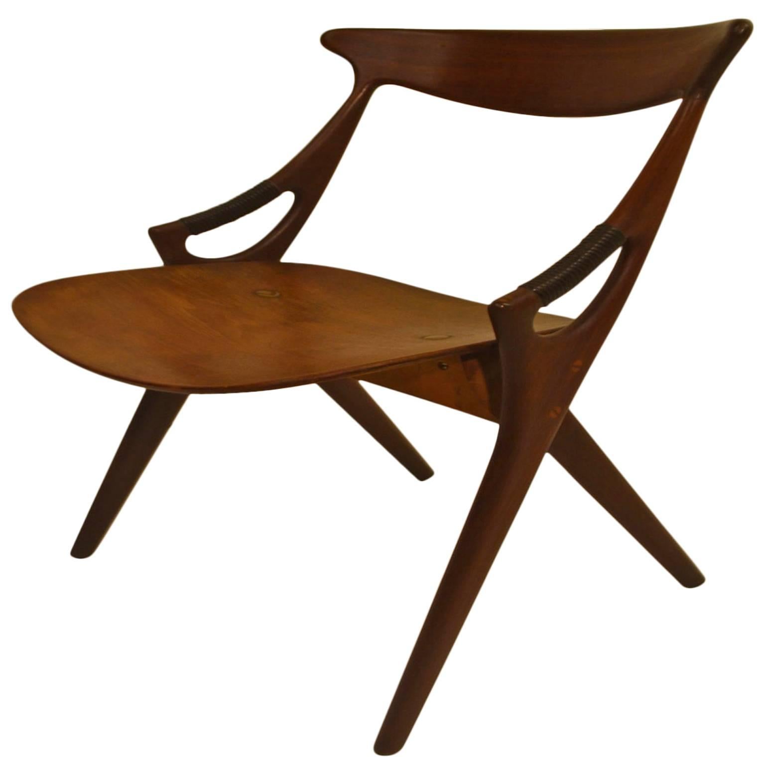 Danish Teak Chair by Arne Hovmand Olsen for Mogens Kold, Denmark