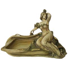 Eduard Stellmacher Teplitz Art Nouveau Centerpiece