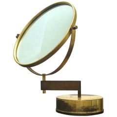 Brass Vanity Mirror by Hans-Agne Jakobsson, Sweden