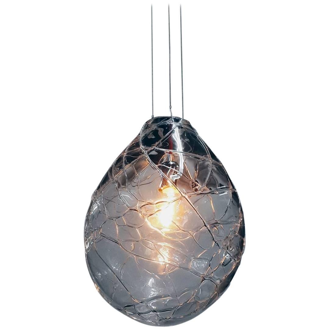 Unique Signed Glass Blown Suspension "Cocoon"