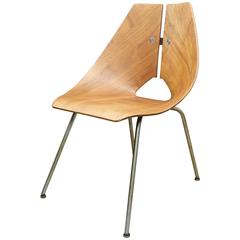 chaise en bois courbé des années 1950 par Ray Komai JG Furniture Inc. Architecte du milieu du siècle dernier