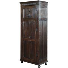Antique Country French Bonnetiere or Armoire