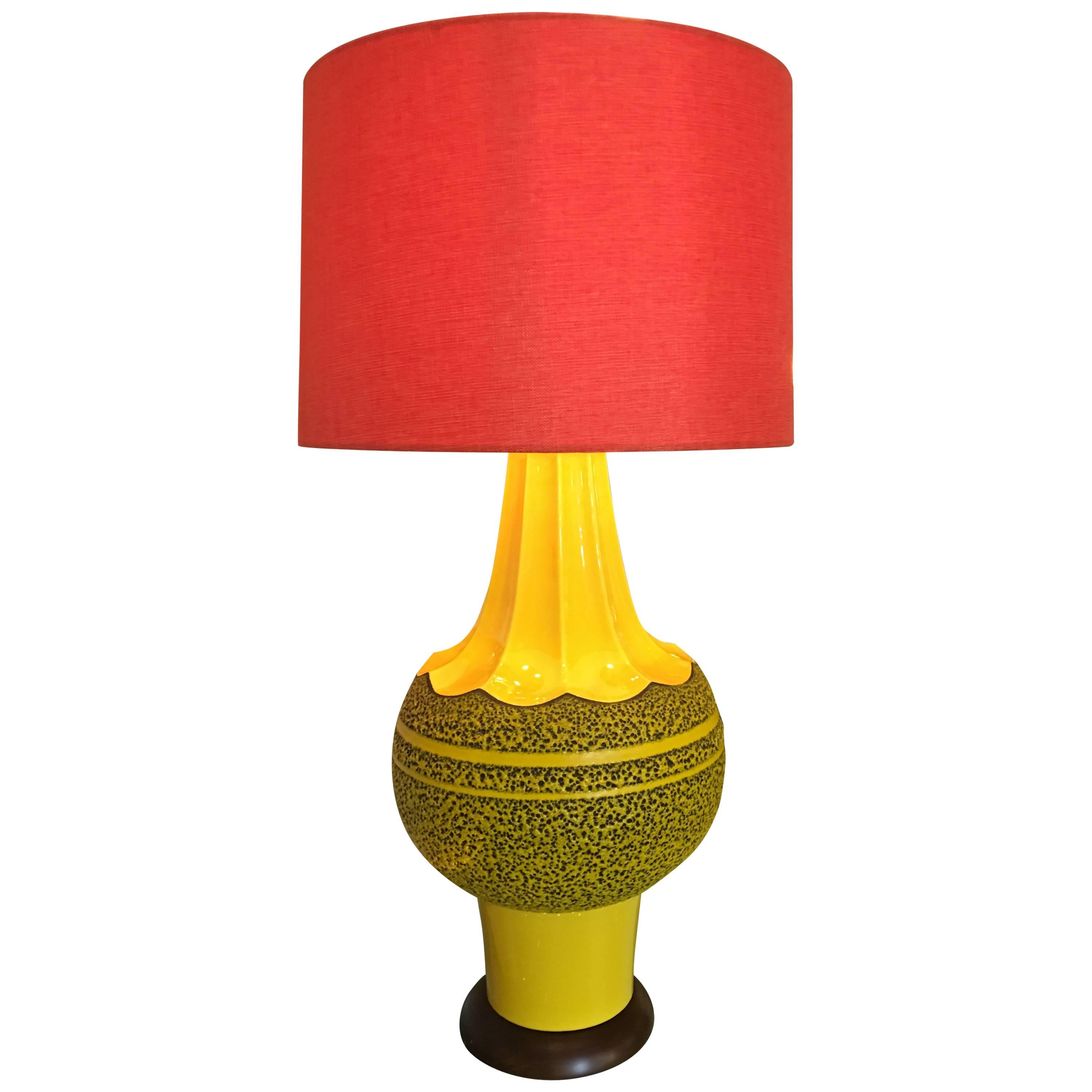 Midcentury Modern Ceramic Lava Lamp For Sale